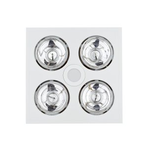 HEAT/FAN/LIGHT LED LOW HFL4 WHT DESIGNER SATIN