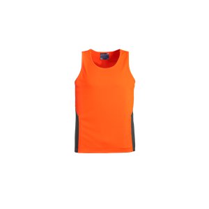 SINGLET HI-VIS ORA/CHAR S ZH239 SQUAD