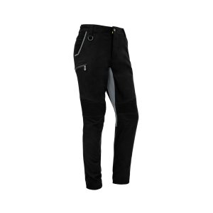 PANTS MENS STRETCH NON-CUFF BLK 87 ZP320 STREETWORX