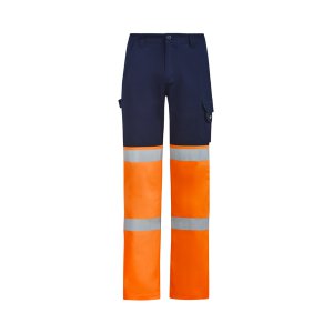 PANTS MENS HI-VIS TAPED ORA/NVY 107 ZP980 BIO-MOTION