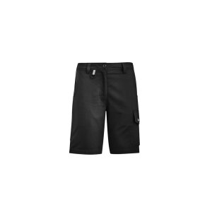 SHORTS LADIES BLK 12 ZS704 RUGGED VENTED