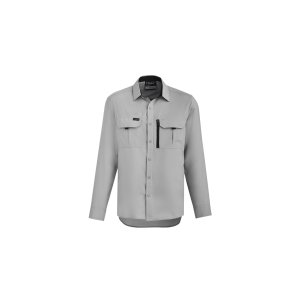 SHIRT MENS OUTDOOR L/S STONE 2XL ZW460