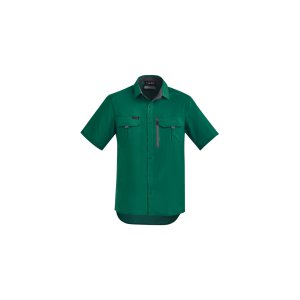SHIRT MENS OUTDOOR S/S GRN XL ZW465