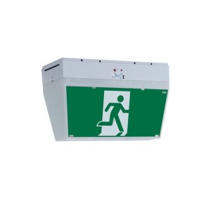 EXIT EMERGENCY BOXLITE ECO LITHIUM S/S D/S CEILING