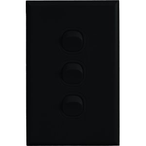 SWITCH 3G 16A BLK 2S3B HOME