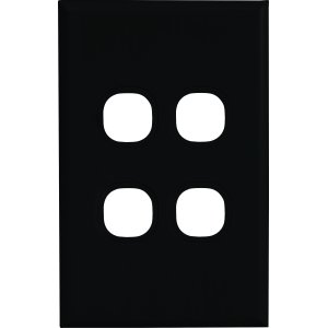 PLATE 4G BLK 2S4PB HOME
