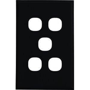 PLATE 5G BLK 2S5PB HOME