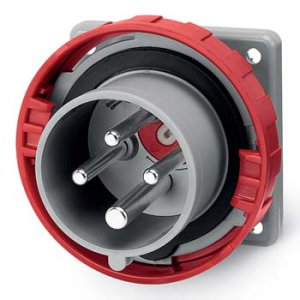 INLET APP FLUSH MT 32A 3P+E 415V IP67 248.3296RV SCAME