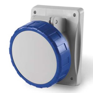 SOCKET 63A 2P+E 240V IP67 418.6363 OPTIMA SCAME