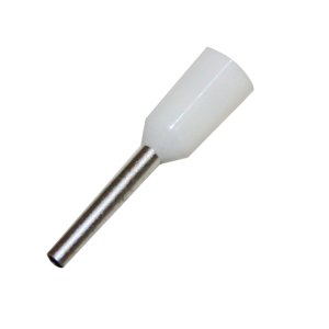 TERMINAL BOOTLACE END 0.50MM WHT (50PK) BP-BLP050-S