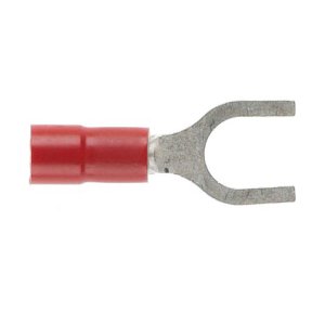 TERMINAL PRE-INS FORK 1.5MM + 5MM STUD (100PK) BP-FS1.25-5-L