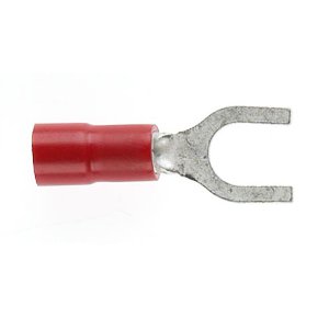 TERMINAL PRE-INS FORK 1.5MM + 6MM STUD (15PK) BP-FS1.25-6-S