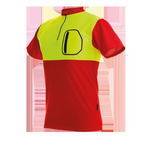 SHIRT TEE S/S RED/YLW L 104059-50-60 PFANNER