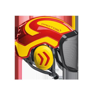 HELMET ARBORIST RED/YLW PROTOS INTEGRAL