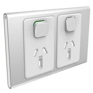 SKIN SOCKET SW HORIZ DOUBLE SV PDLS395C-SV ICONIC STYL