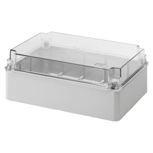 JUNCTION BOX 300X220X120MM CLEAR LID IP56 GEWISS