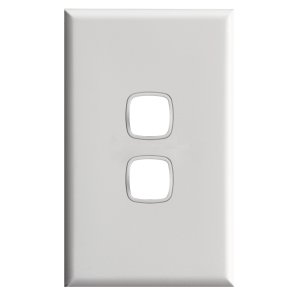 GRID & PLATE 2G WHT XL770/2GPLWE