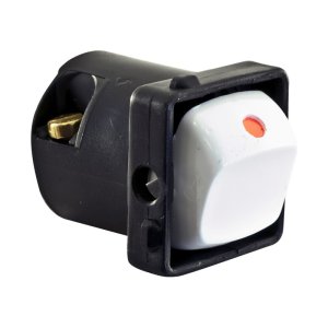 (I) MECH ROCKER SW SPDT 10A WHT RED DOT 770RMWE