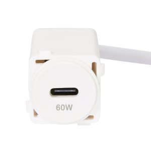 (I) MECH USB CHARGER TYPE C 60W WHT EMUSB1CWE