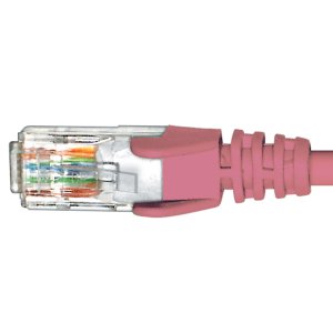 PATCH LEAD CAT6 PINK 1M PLC6PK1