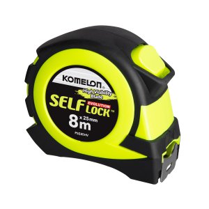 TAPE MEASURE POCKET SELF LOCK HI VIS KOMELON 8X25MM PSE85HV