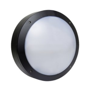 (I) BULKHEAD LED R 360 PLAIN 18W 4K MAINS IP65 IK10 664160