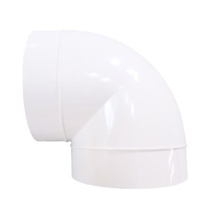 BEND DUCT PVC ROUND 90DG WHT DCT3772 SIMX