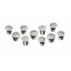 KIT DECKLIGHT LED 10 LIGHT IP68 WHT R3LED10SANZ-01