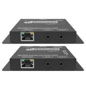 EXTENDER HDMI 4K TO CAT6 CONVERTER WITH IR  34MM-4K50