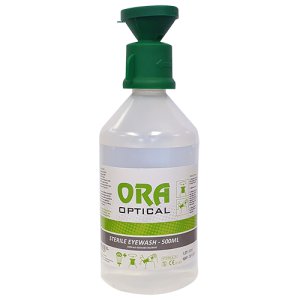 EYEWASH 500ML BOTTLE  STERILE ORA