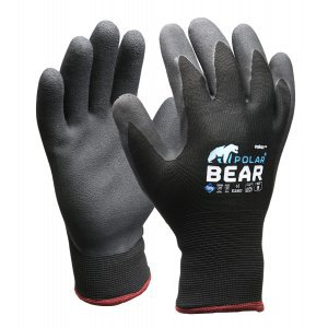 GLOVE THERMAL DBL LINED WINTER BLK 7 E380HC POLAR BEAR