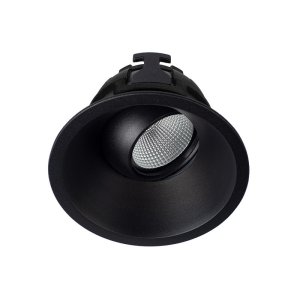 DOWNLIGHT LED DEEP TILT & DIM DRVR 9W 3000K 55DG IC-F BLK