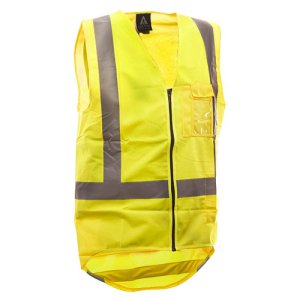 VEST ZIP D/N YLW 801010-S SAFE-T-TEC