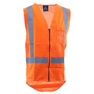 VEST ZIP TTMC-W17 ORA 801011-L SAFE-T-TEC