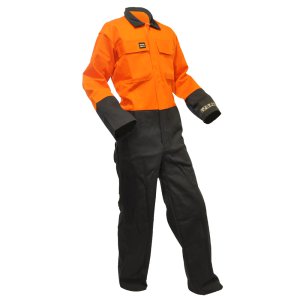 OVERALLS FR 12CAL D/O ORA/NVY 840011-11 SAFE-T-TEC