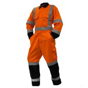 OVERALLS FR 12CAL TTMC-W17 ORANGE/NAVY 840049-14 SAFE-T-TEC