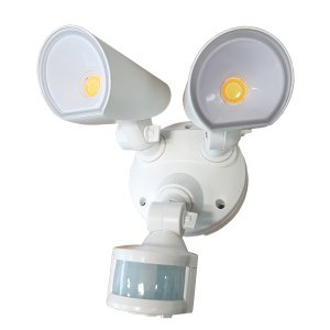 SENSOR LIGHT LED 2X10W 10M 3CCT IP54 WHT ECOSPOT SELECT