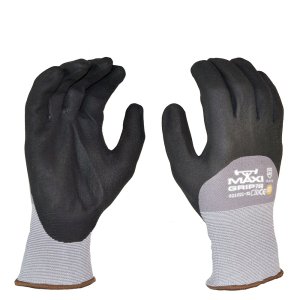 GLOVE NYLON W\ NITRILE/PU FULL COATING 621021-L MAXIGRIP