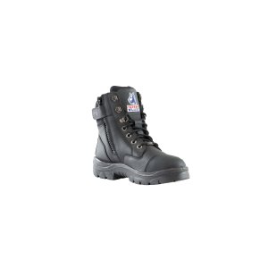 BOOT LADIES SOUTHERN CROSS ZIP BLK 6 STEEL BLUE (UK4)