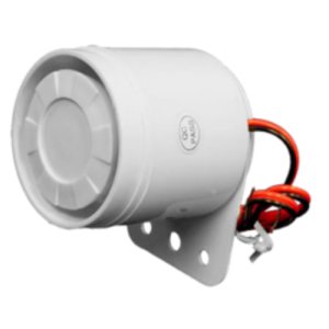 SIREN INDOOR SURFACE MOUNT 12V PS209 PIEZO