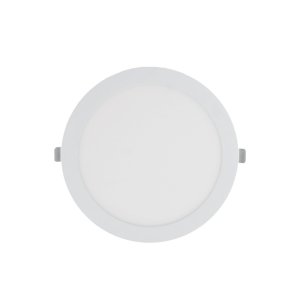 DOWNLIGHT LED 18W 3/4/6.5K DIM WHT 217MM DIA ROBUS