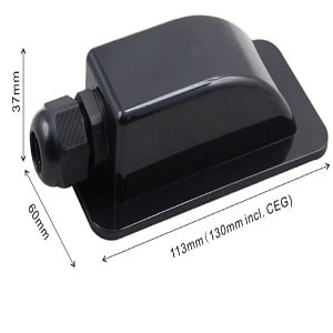 CABLE ENTRY BOX BLK 113X60X37MM ZCEBB ZEPHYR