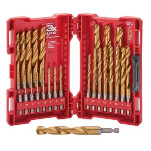 DRILL BIT KIT 25PC KIT 48894861 MILWAUKEE RED HELIX