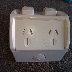 POWERPOINT DOUBLE 10A IP53 GREY ZOPPD10 ZEPHYR