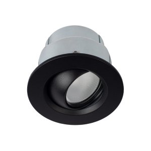 DOWNLIGHT FR TILT & DIM DRVR 11.1W 3000K 40DG CA135 BLK ZELA