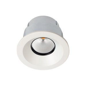DOWNLIGHT FR DEEP FIX & DIM DRVR 11.1W 3000K 55DG WHT ZELA