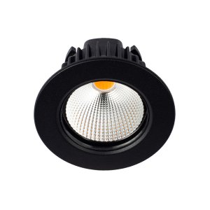 DOWNLIGHT FIX & DIM DRVR 7.7W 3000K 55DG CA135 BLK ZELA