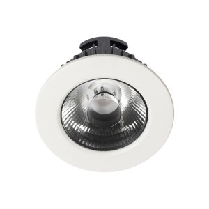 DOWNLIGHT FIX & DIM DRVR 6.6W 3000K 15DG CA135 WHT ZELA