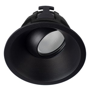 DOWNLIGHT DEEP TILT & DIM DR 10.6W 3000-1850K 55DG BLK ZELA