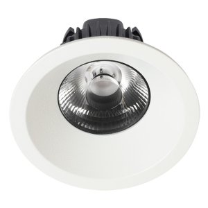 DOWNLIGHT DEEP FIX & DIM DRVR 9.4W 3000K 15DG CA135 WHT ZELA